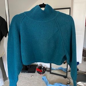 Blue Turtleneck Sweater from Urban Outfitters